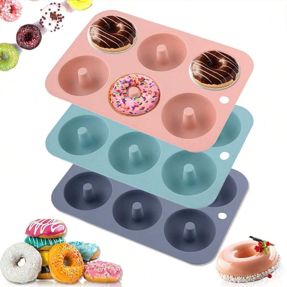 Donut Mold Silicone - New Silicone Donut Mold Non-Stick Food