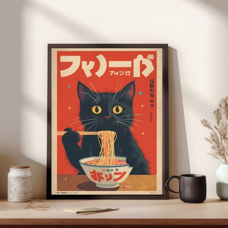 Retro Japanese Kawaii Black Ca - огляд і ціна Dim Sum Basket