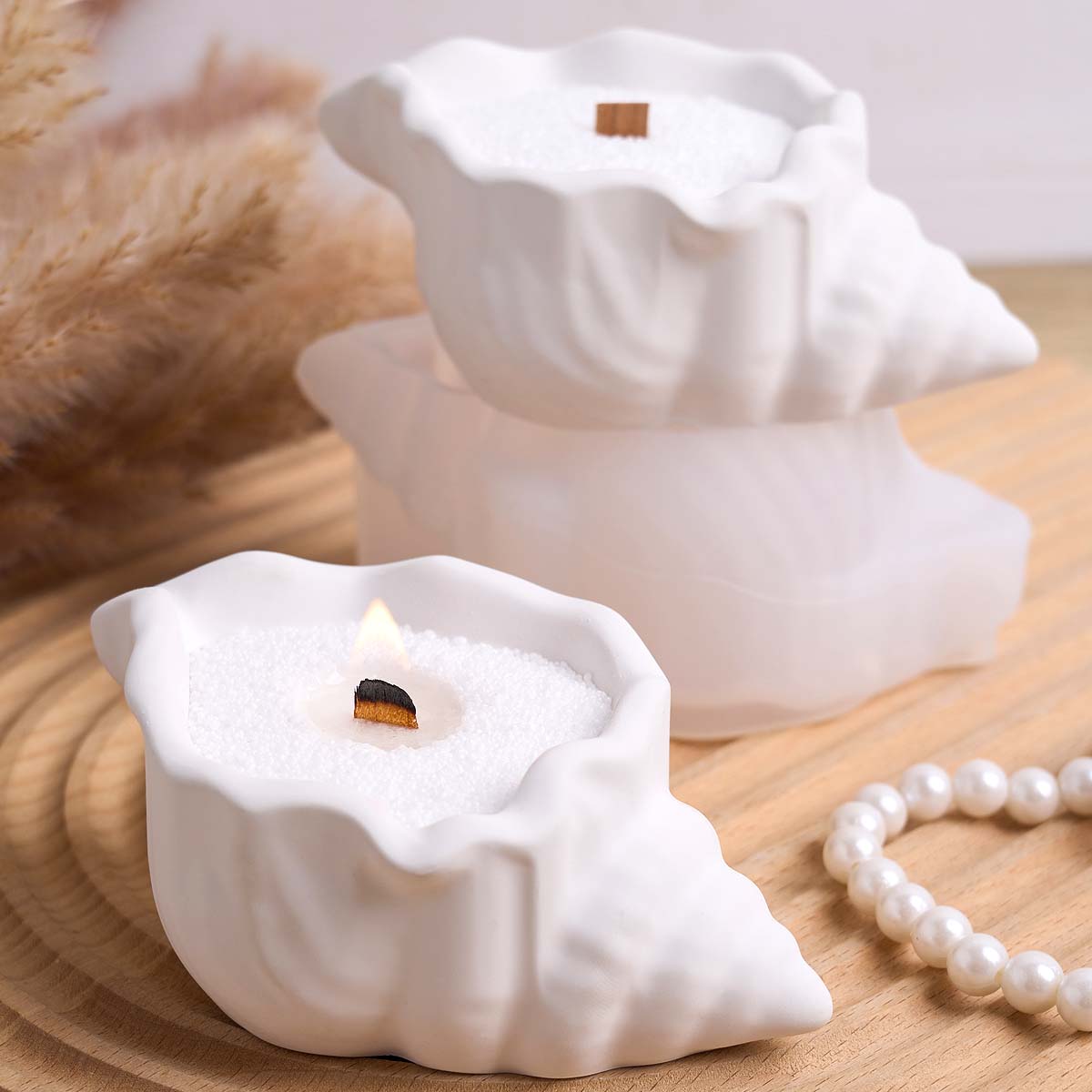 Conch Candle Jar Silicone Mold - огляд і ціна Potsticker Mold