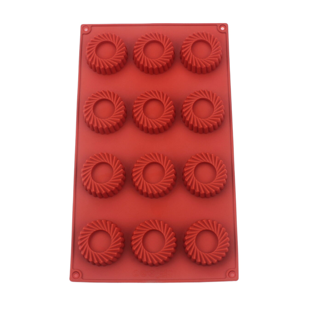12 Holes Circular Vortex Shape - огляд і ціна Donut Mold Silicone
