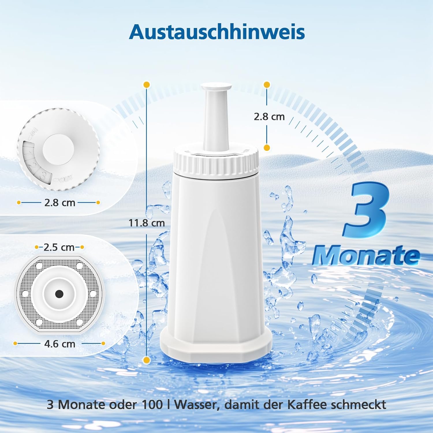 Replacement Water Filter for B - огляд і ціна Breville Espresso Barista Touch