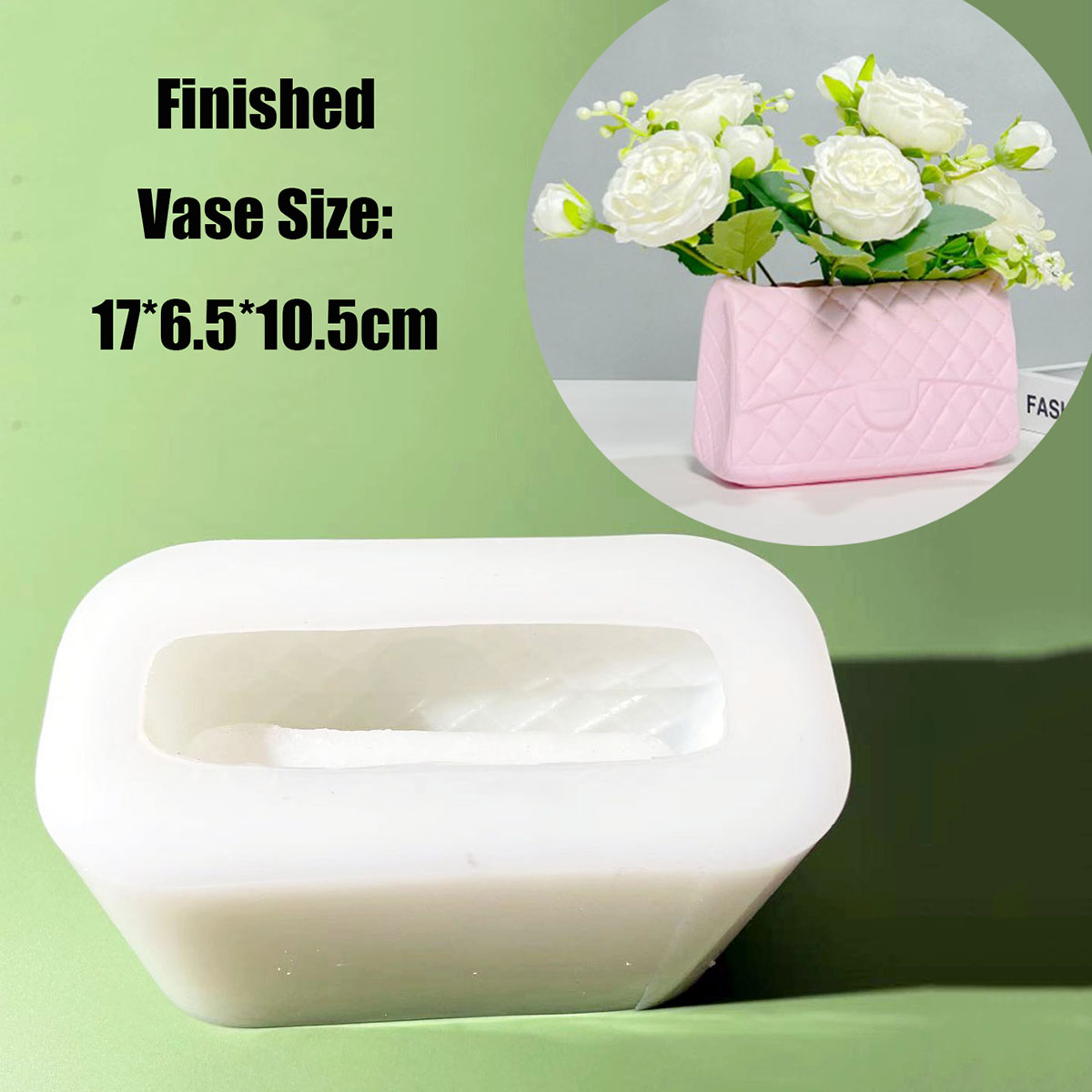 Luxury Handbag Vase Silicone M - огляд і ціна Potsticker Mold