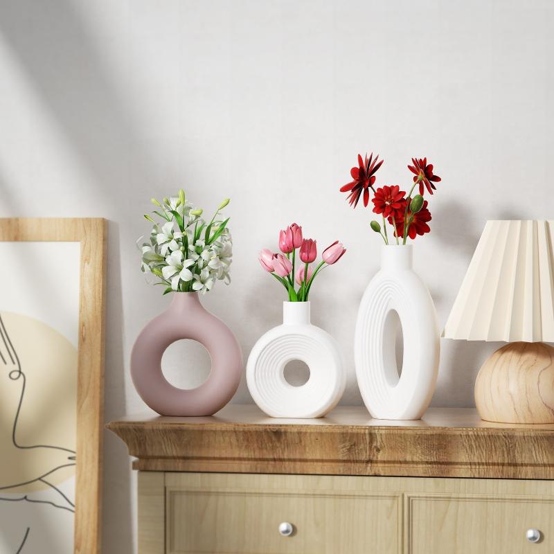 New Nordic Donut Shape Vase Si - огляд і ціна Donut Mold Silicone