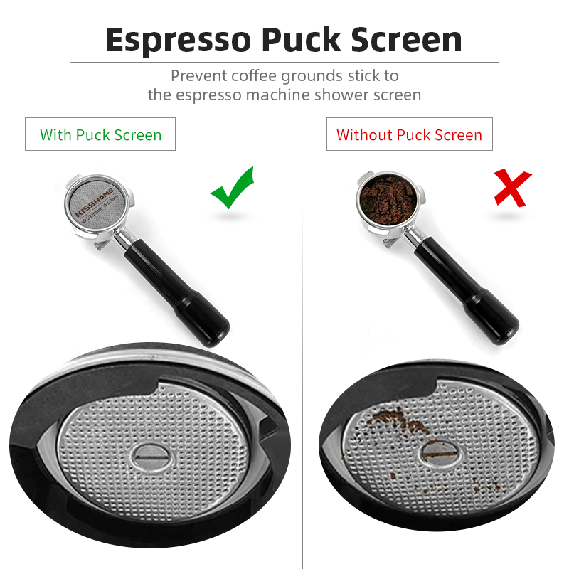 Coffee Puck Screen 51mm 53.5mm - огляд і ціна Delonghi Espresso Magnifica