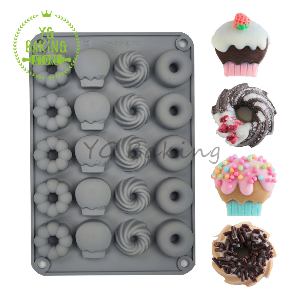 Dorica 3D Mini Donut Sawalin C - огляд і ціна Donut Mold Silicone