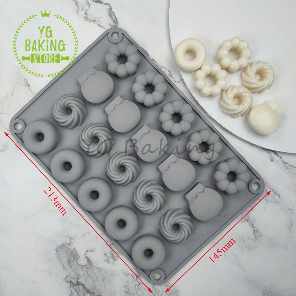 Dorica 3D Mini Donut Sawalin C - огляд і ціна Donut Mold Silicone