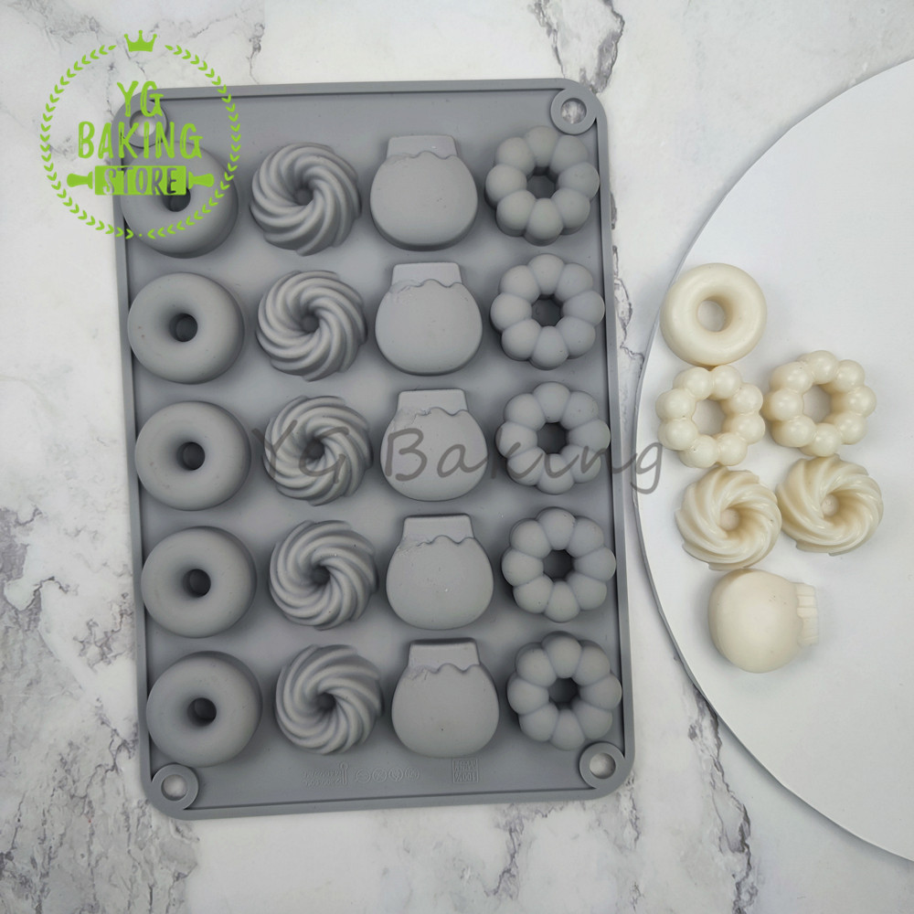 Dorica 3D Mini Donut Sawalin C - огляд і ціна Donut Mold Silicone