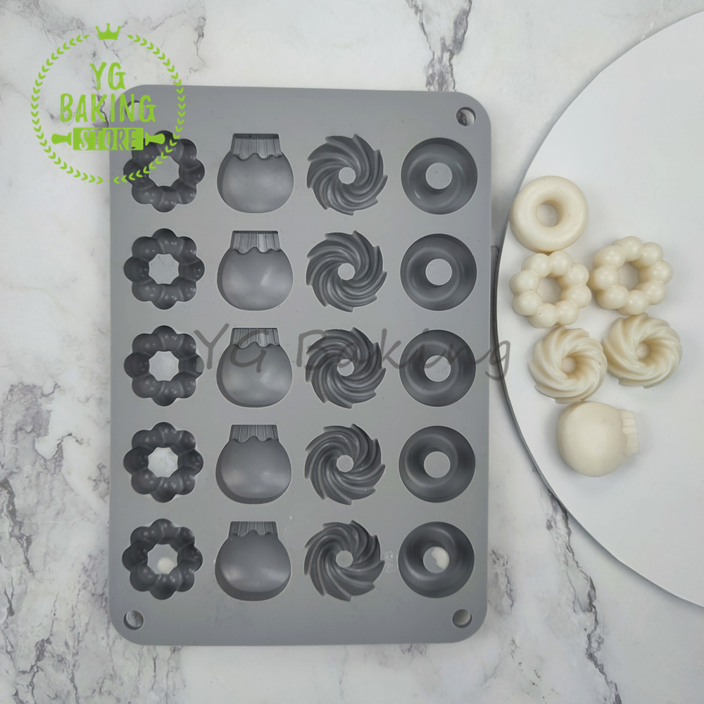 Dorica 3D Mini Donut Sawalin C - огляд і ціна Donut Mold Silicone