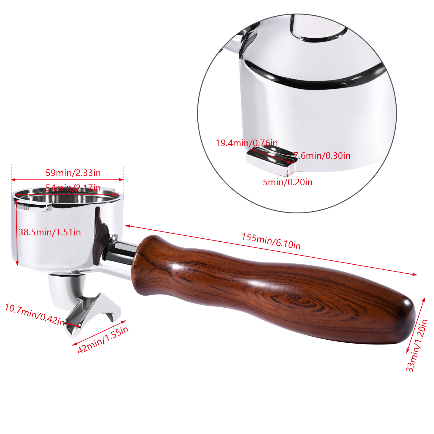 51mm 2 Ears Double Spout Porta - огляд і ціна Delonghi Espresso Ecp3420