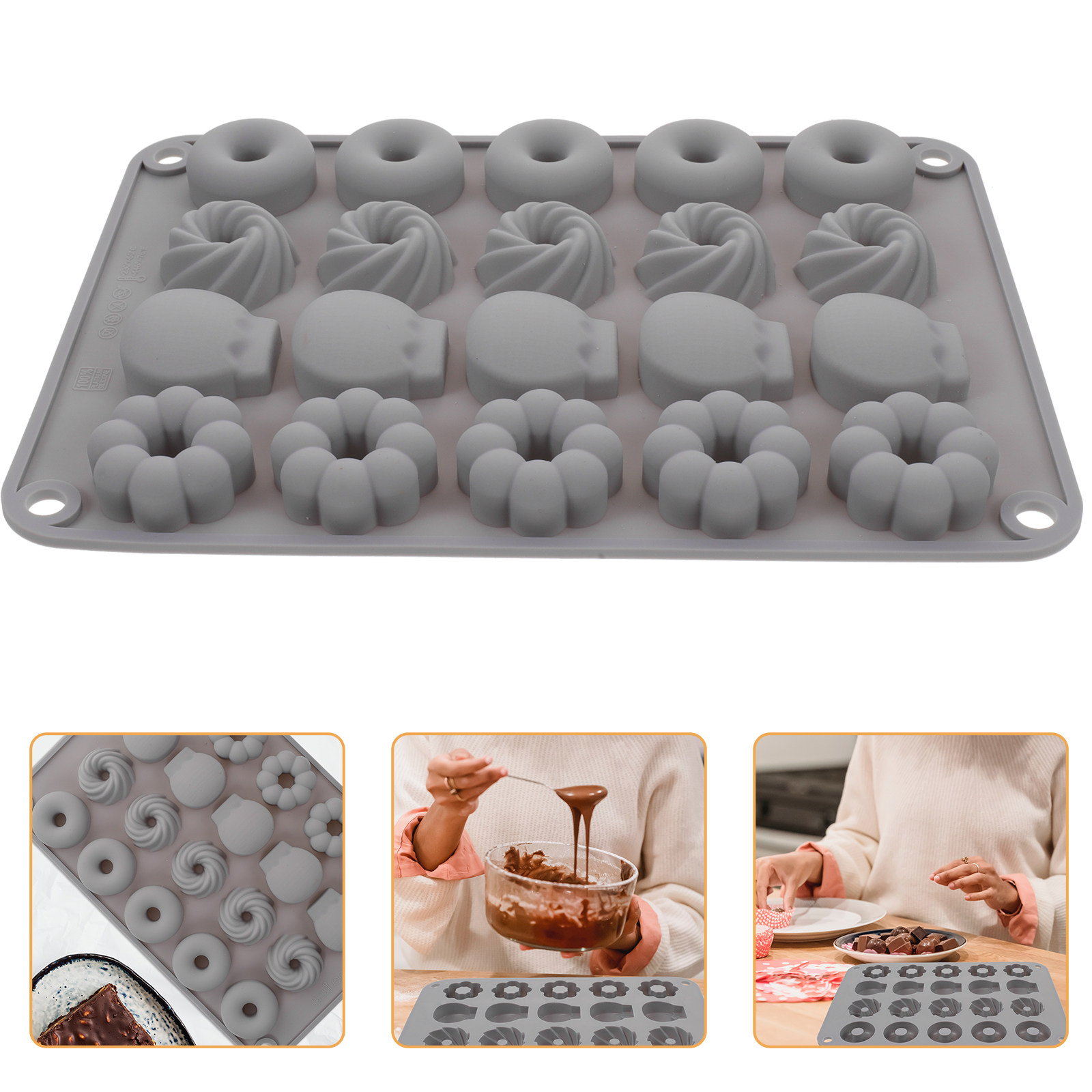 Chocolate Donut Mold Silicone  - огляд і ціна Donut Mold Silicone
