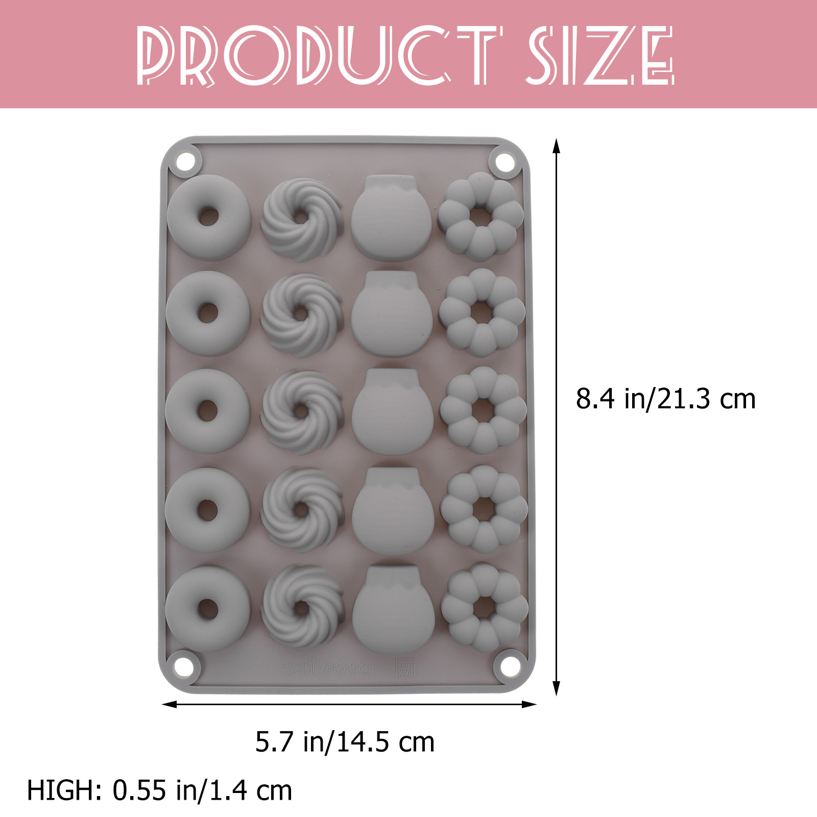 Chocolate Donut Mold Silicone  - огляд і ціна Donut Mold Silicone