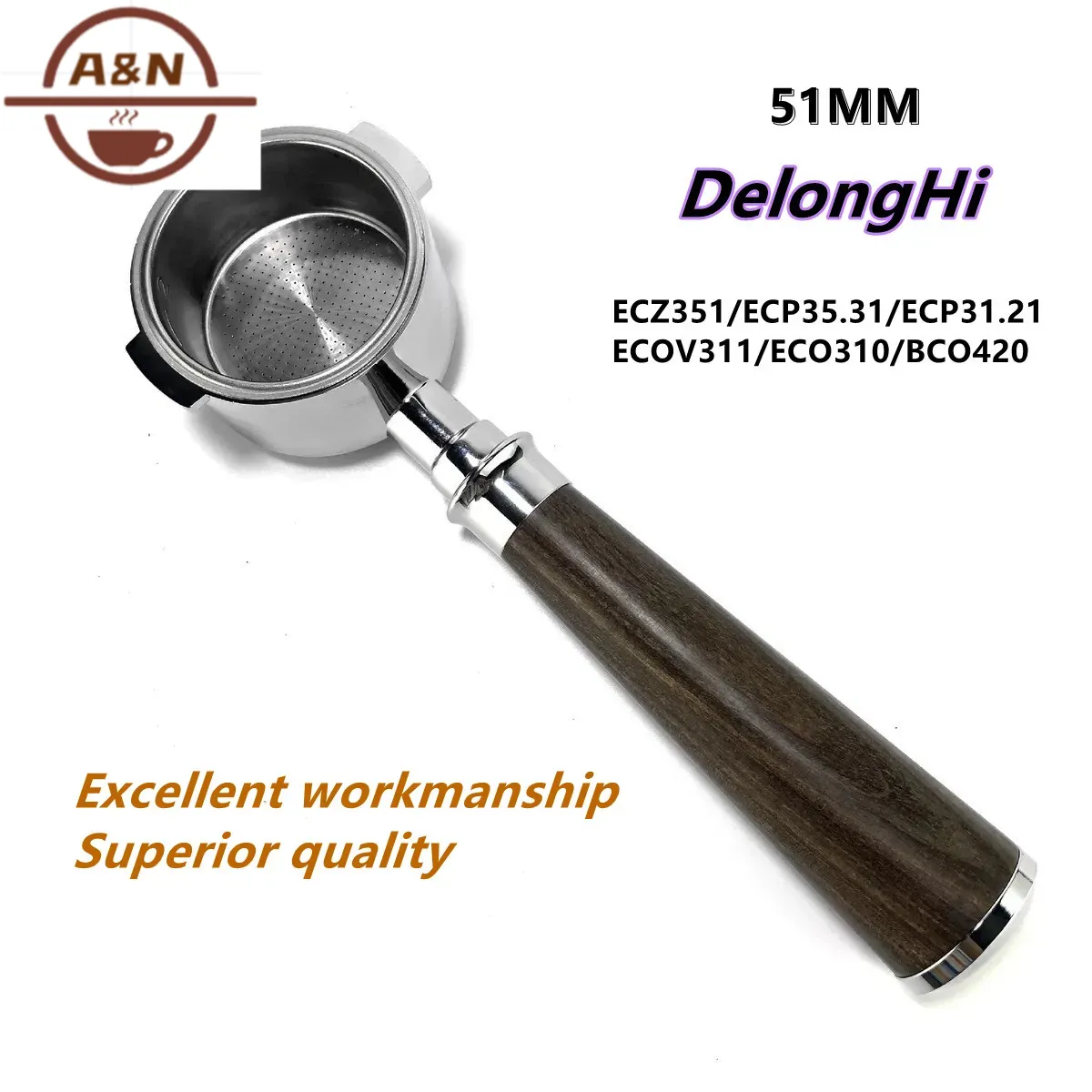 51mm 304 Stainless Steel Botto - огляд і ціна Delonghi Espresso Ecp3420
